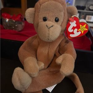 BONGO Ty beanie baby with errors